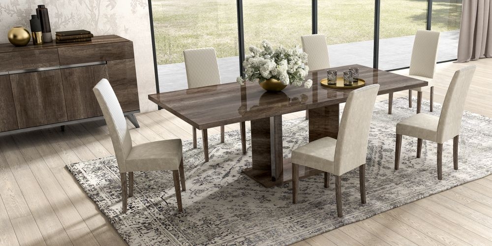 Product photograph of Status Medea Day Vintage Oak Italian Dining Table 180cm To 225cm Extending Rectangular Top from Choice Furniture Superstore.